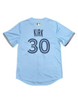 Nike Men's MLB Toronto Blue Jays Alejandro Kirk #30 Alternate Limited Powder Blue Jersey - Stitched Letters