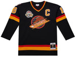 Mitchell & Ness NHL Vancouver Canucks Trevor Linden Power Play #16 1994-95 25th Anniversary (Skate) Jersey - Black