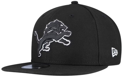 New Era 9FIFTY NFL Detroit Lions Adjustable Snapback Cap - Black/White