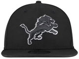 New Era 9FIFTY NFL Detroit Lions Adjustable Snapback Cap - Black/White
