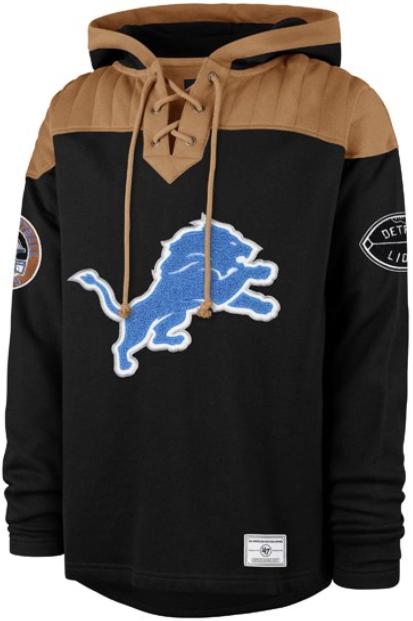 '47 NFL Detroit Lions Golden Age Wingback Lacer - Black