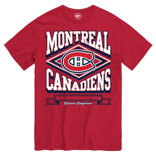 '47 NHL Montreal Canadiens Heater Tee - Red