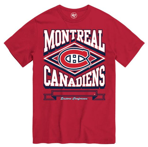 '47 NHL Montreal Canadiens Heater Tee - Red