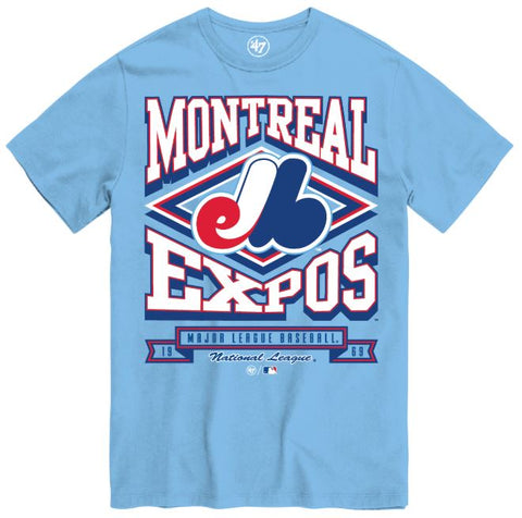 '47 MLB Montreal Expos Heater Tee - Light Blue