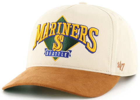 '47 Hitch MLB Seattle Mariners The Diamond Adjustable Snapback Hat - Cream