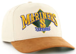 '47 Hitch MLB Seattle Mariners The Diamond Adjustable Snapback Hat - Cream