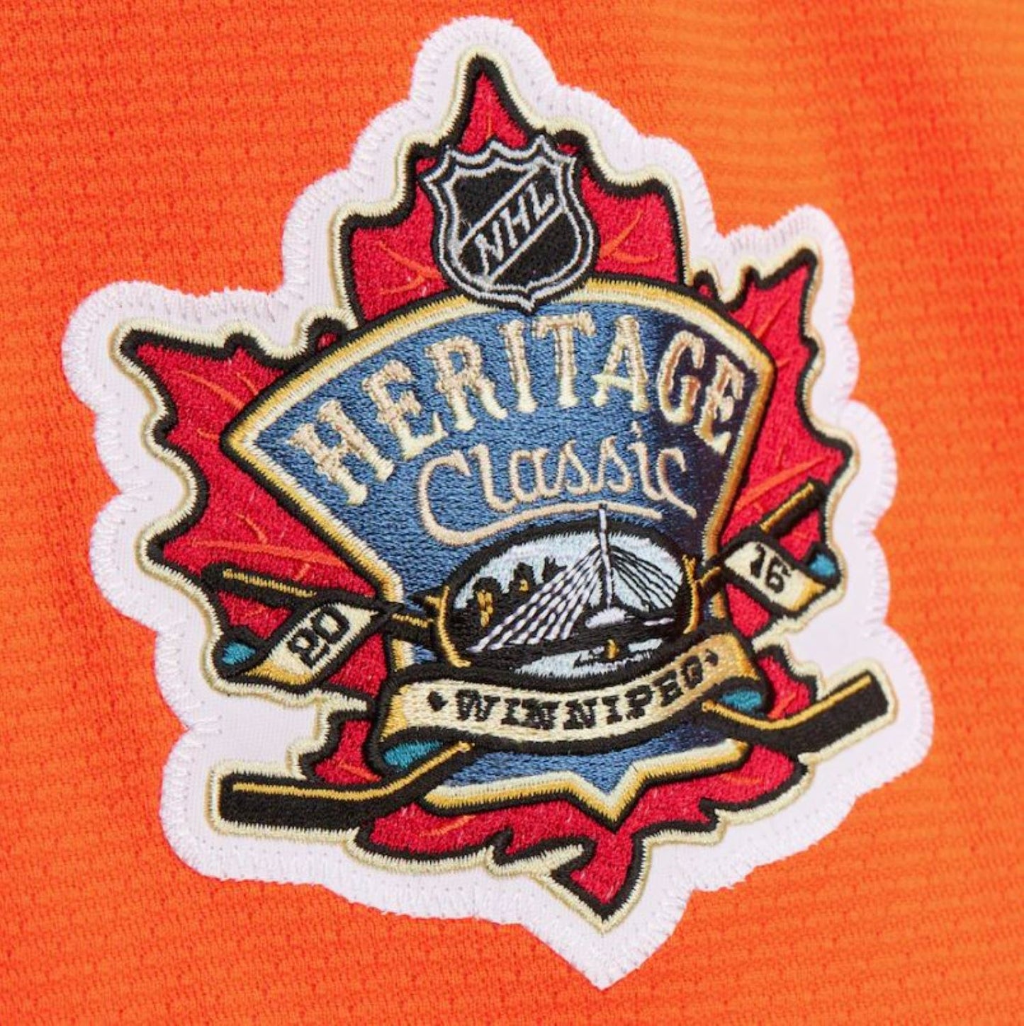 Mitchell & Ness Youth NHL Edmonton Oilers Connor McDavid #97 2016 Heritage Power Play Jersey - Orange