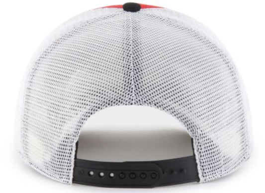 47 NHL Montreal Double Header Super Stripe Hitch Adjustable Snapback Hat - Red/White