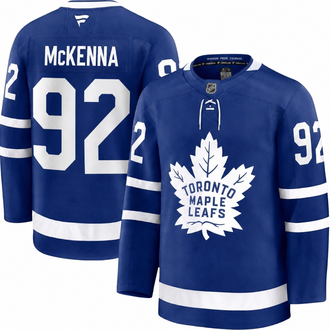 Fanatics NHL Toronto Maple Leafs Gavin McKenna #92 Premium Jersey - Blue