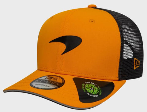 New Era 9SEVENTY Formula 1 Mclaren Team Mesh Back Adjustable Snapback Hat - Papaya