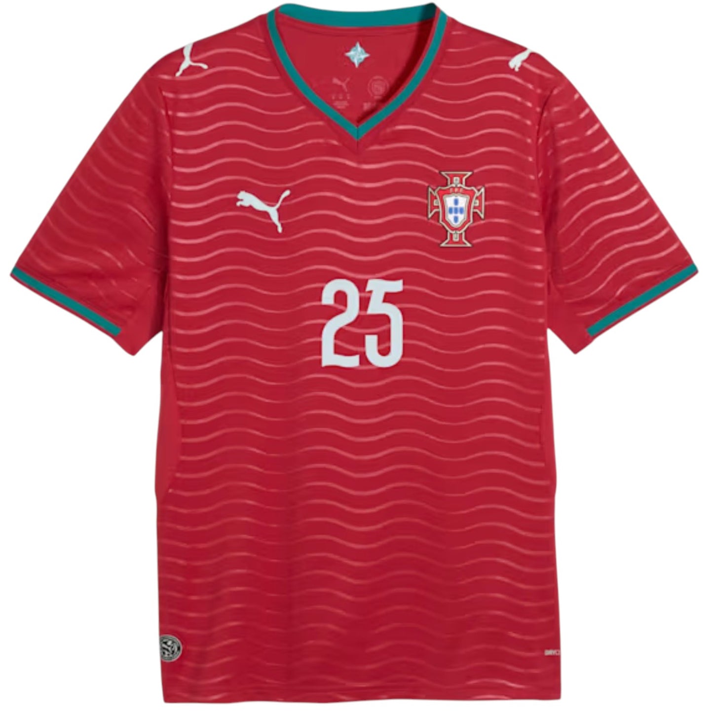 Puma FIFA 2026 Portugal N. Mendes #25 Player Home Jersey - Red