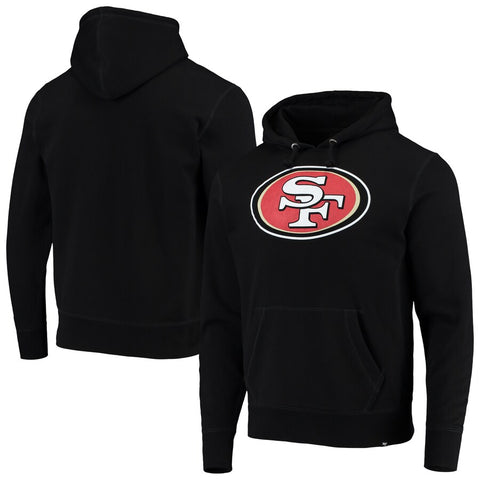 47 Brand NFL San Francisco 49ers Men's Imprint Headline Pullover Hoodie - Black
