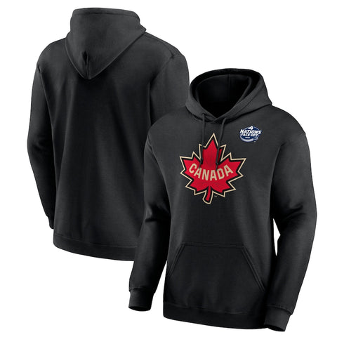 Fanatics Men's 2025 Canada 4 Nations Face-Off Fleece Pullover Hoodie - Black