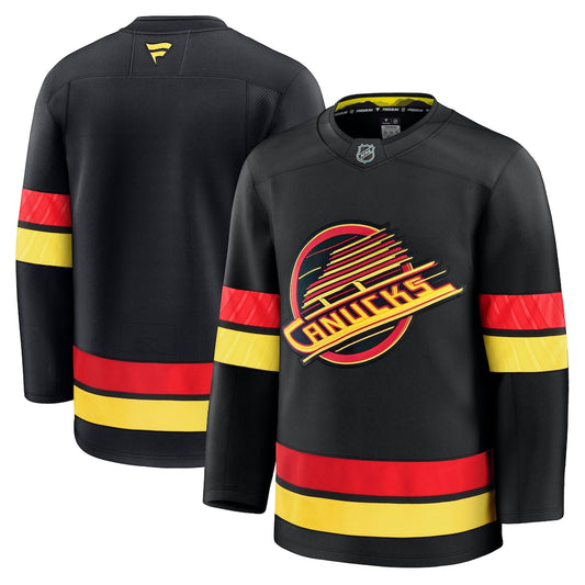 Fanatics NHL Vancouver Canucks Alternate Blank Premium Jersey - Black