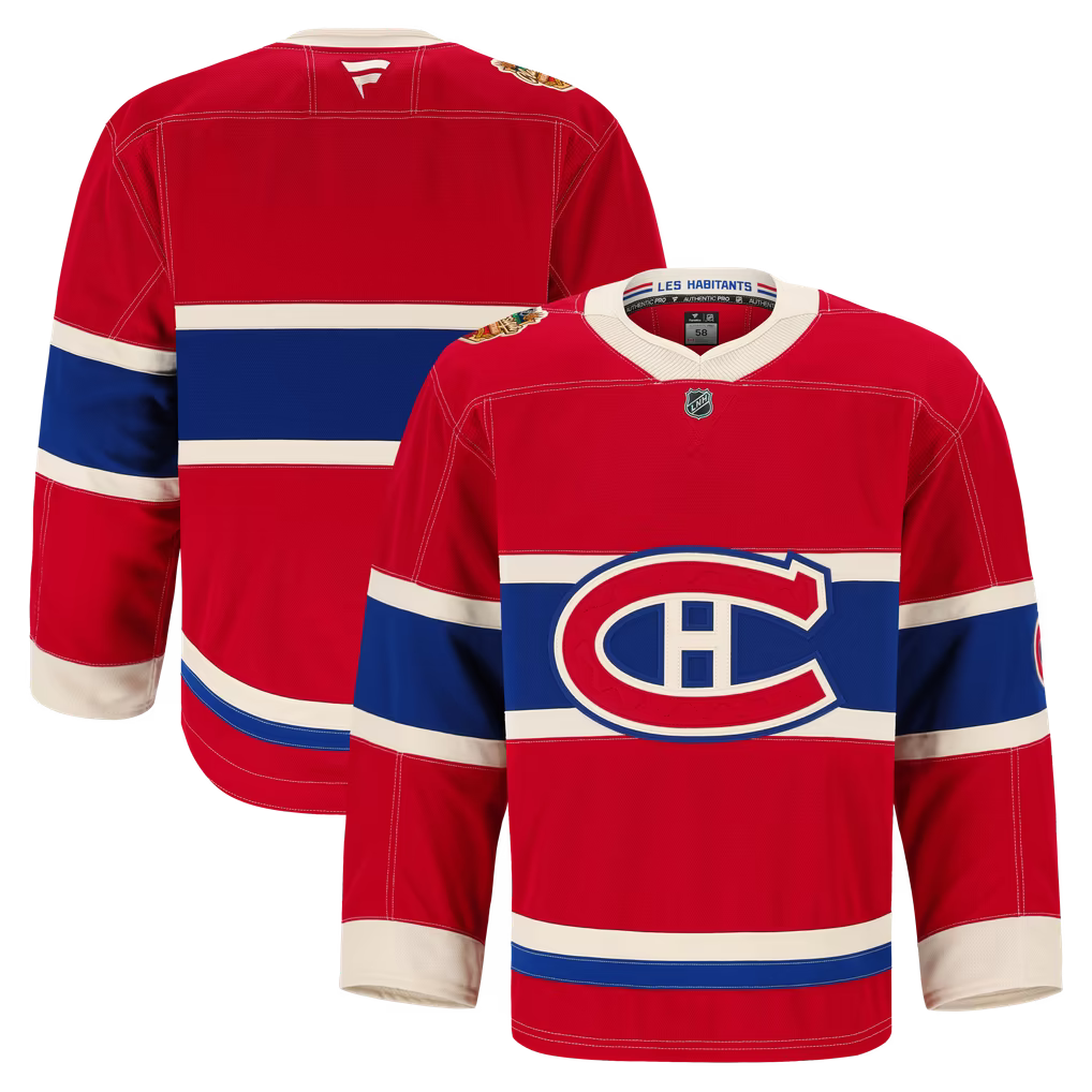 Fanatics Men's Authentic PRO NHL Montreal Canadiens 2026 Heritage Classic Jersey - Red