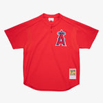 Men's Vladimir Guerrero Red Anaheim Angels Cooperstown Collection 2004 Authentic Batting Practice Player Jersey
