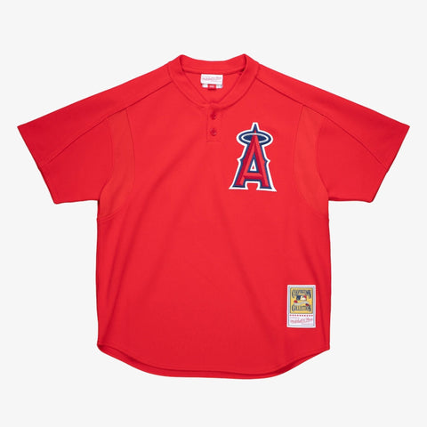 Men's Vladimir Guerrero Red Anaheim Angels Cooperstown Collection 2004 Authentic Batting Practice Player Jersey