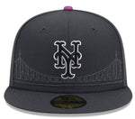 New Era MLB New York Mets 2024 City Connect 59FIFTY Fitted Hat - Graphite