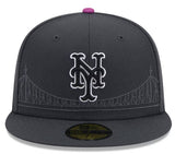New Era MLB New York Mets 2024 City Connect 59FIFTY Fitted Hat - Graphite