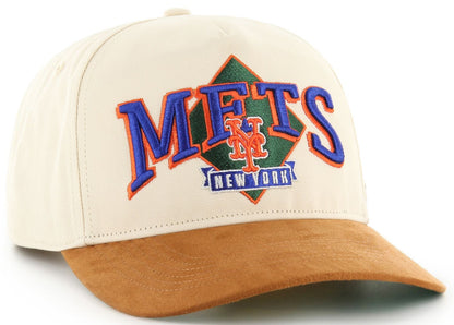 '47 MLB New York Mets The Diamond Hitch Adjustable Snapback Hat - Cream