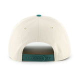 '47 NFL Miami Dolphins Natural Rope TT Hitch Adjustable Snapback Hat - Beige/Aqua