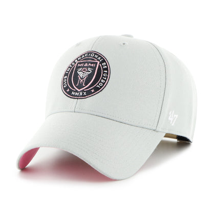 '47 MVP MLS Inter Miami CF Ballpark Adjustable Snapback Hat - Grey