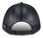 New Era 9FORTY M-Crown NHL A-Frame Edmonton Oilers Minimalist Mesh Back Rope Adjustable Snapback Hat - Black