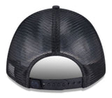 New Era 9FORTY M-Crown NHL A-Frame Edmonton Oilers Minimalist Mesh Back Rope Adjustable Snapback Hat - Black