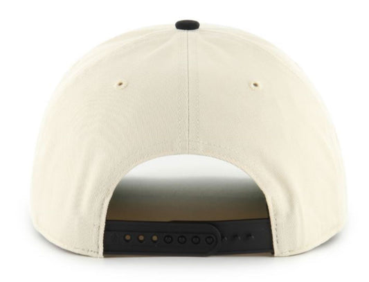 '47 NHL Vancouver Canucks Natural Rope TT Hitch Adjustable Snapback Hat - Beige/Black