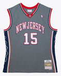 Mitchell & Ness NBA New Jersey Nets Vince Carter #15 2004-05 HWC Swingman Jersey - Grey