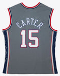 Mitchell & Ness NBA New Jersey Nets Vince Carter #15 2004-05 HWC Swingman Jersey - Grey