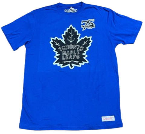 Mitchell & Ness NHL Toronto Maple Leafs 75 Forever Tee - Blue