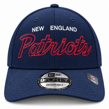 New Era 9FORTY NFL Core Script Team Adjustable Snapback Hat