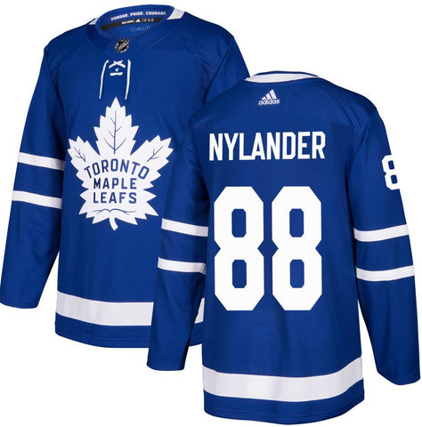 Adidas Men's NHL William Nylander #88 Toronto Maple Leaf Premier Home Jersey - Blue