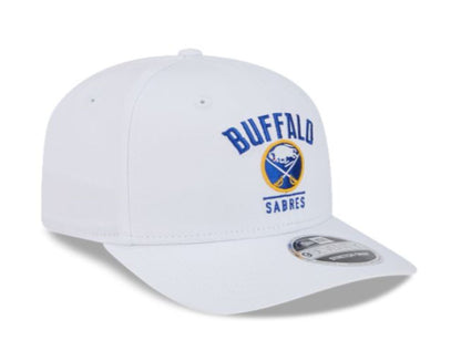 New Era 9SEVENTY NHL Buffalo Sabres Stretch-Snap Adjustable Snapback Hat - White