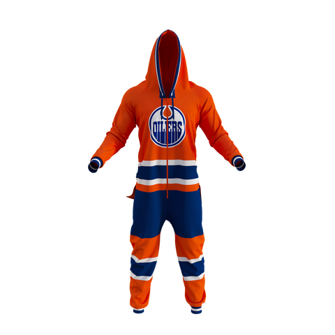 Hockey Sockey NHL Edmonton Oilers Onesie - Orange/Blue (Copy)
