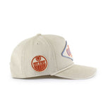 '47 NHL Edmonton Oilers Cairn Hitch RF Adjustable Snapback Hat - Beige