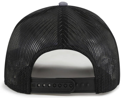 '47 Trucker NHL Edmonton Oilers Carbon Rope Adjustable Mesh Back Cap - Grey