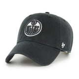 '47 Clean Up NHL Edmonton Oilers Adjustable Cap - Black/White