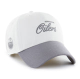 '47 NHL Edmonton Oilers Foundational TT Clean Up Hat - White/Grey