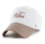 '47 NHL Edmonton Oilers Foundational TT Clean Up Hat - White/Tan
