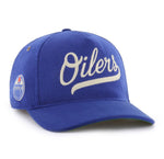 '47 NHL Edmonton Oilers Golden Age Cord Hitch RF Adjustable Hat - Blue