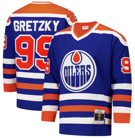 Mitchell & Ness NHL Wayne Gretzky Edmonton Oilers Power Play 1979/80 Jersey - Blue