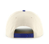 '47 NHL Edmonton Oilers Natural Rope TT Hitch Adjustable Snapback Hat - Beige/Blue