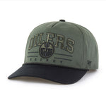 47 NHL Edmonton Oilers Roscoe Rope Option TT Hitch Snapback Hat - Green/Black