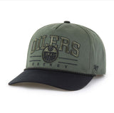 47 NHL Edmonton Oilers Roscoe Rope Option TT Hitch Snapback Hat - Green/Black