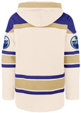 '47 NHL Edmonton Oilers Tri Nilley Superior Lace Hoodie - Cream