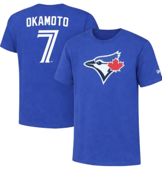 New Era MLB Toronto Blue Jays Player Names & Numbers T-Shirt - Royal Blue