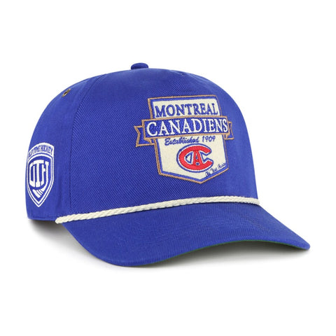 '47 Hitch NHL Montreal Canadiens Old Time Hockey Adjustable Snapback Hat - Blue