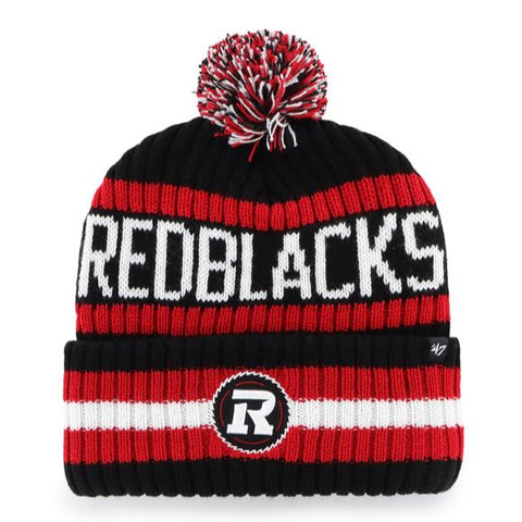 47 CFL Ottawa Redblacks Bering Cuff Knit Hat - Red/Black